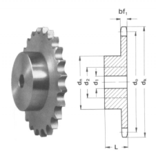 Звездочка цепи пр-12,7-18,2 Z=19 d=52